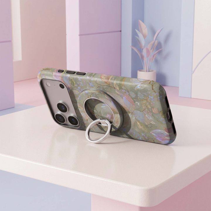 Soporte para anillo de teléfono Mariposa - Rosa