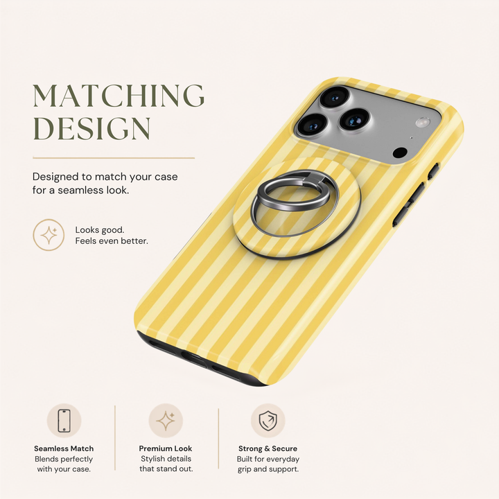 Golden Stripe — MagSafe Ring Holder