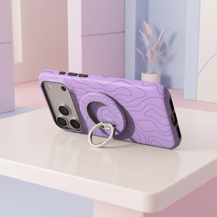 Soporte para anillo de teléfono Mariposa - Rosa