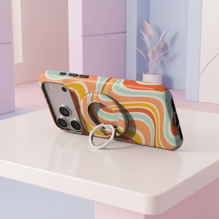 Soporte para anillo de teléfono Mariposa - Rosa