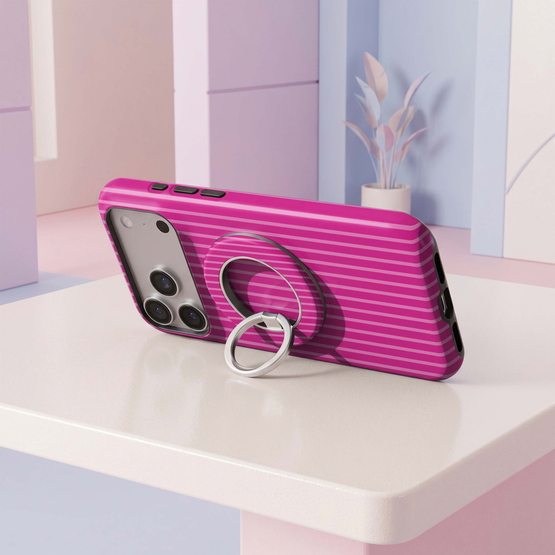 Soporte para anillo de teléfono Mariposa - Rosa
