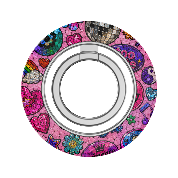 Pink Disco Pop MagSafe Ring Holder