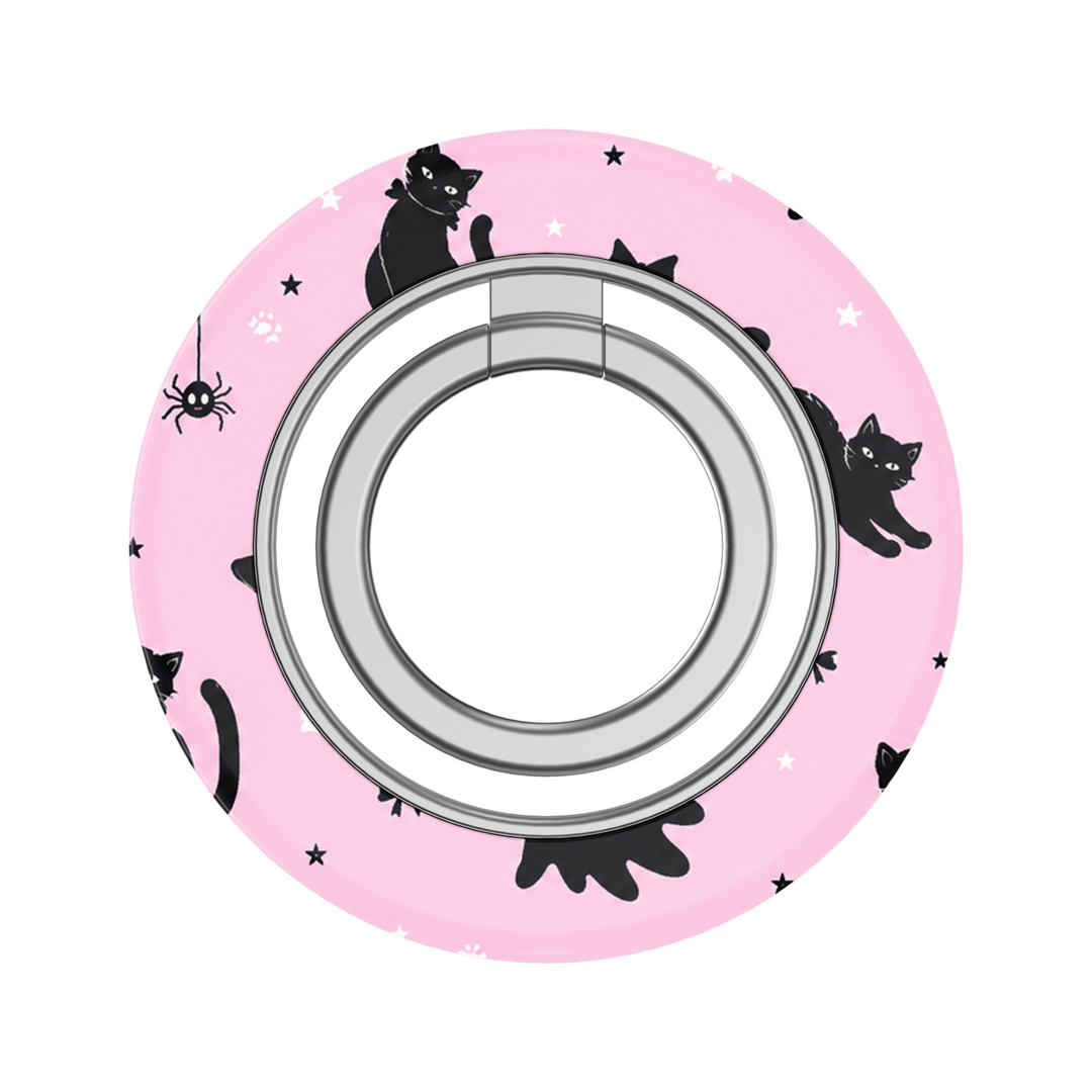 Pink Mystic Cat MagSafe Ring Holder