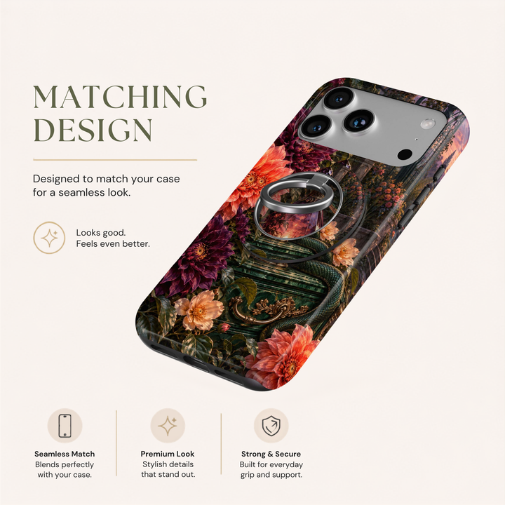 Soporte para anillo de teléfono Mariposa - Rosa
