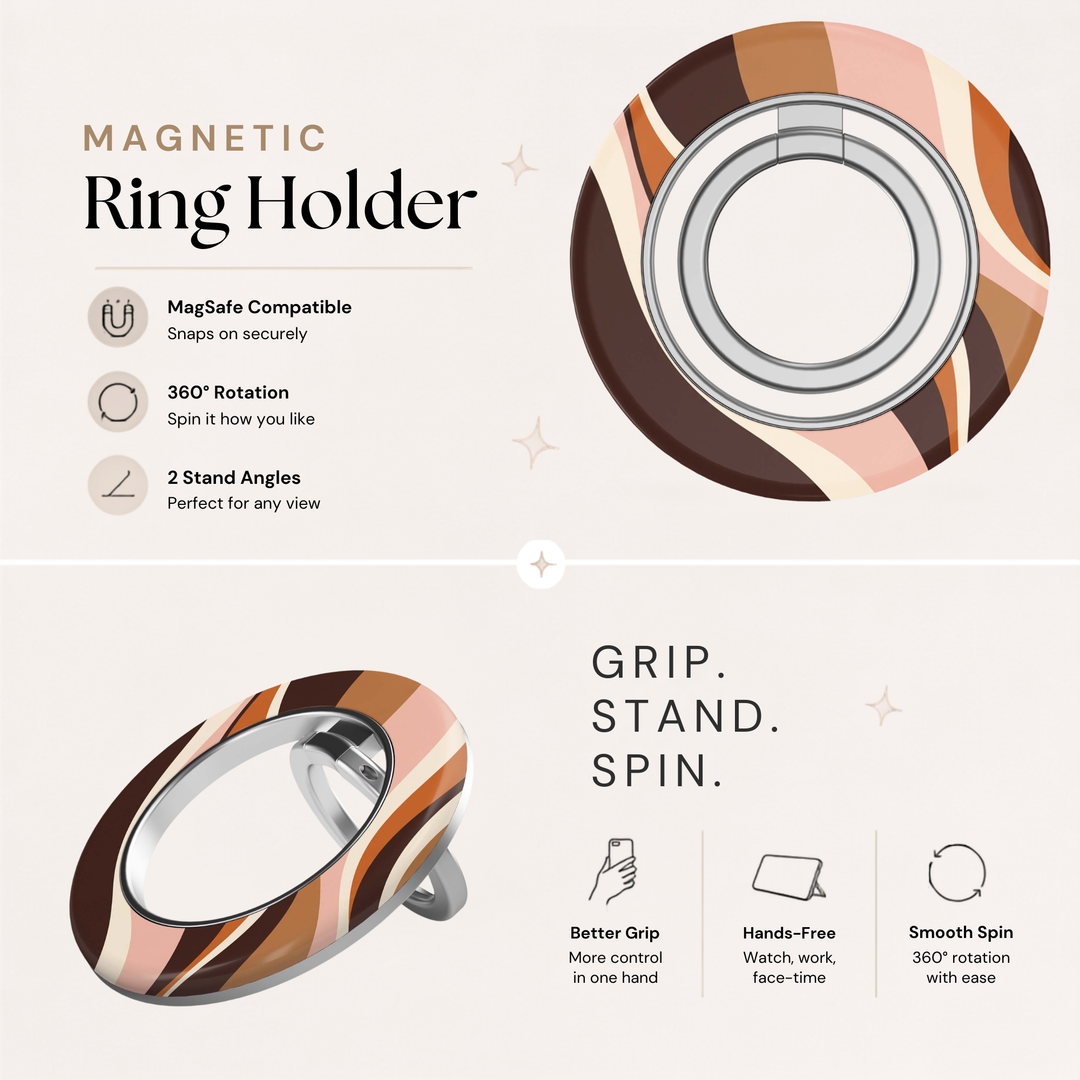 Autumn Waves — MagSafe Ring Holder
