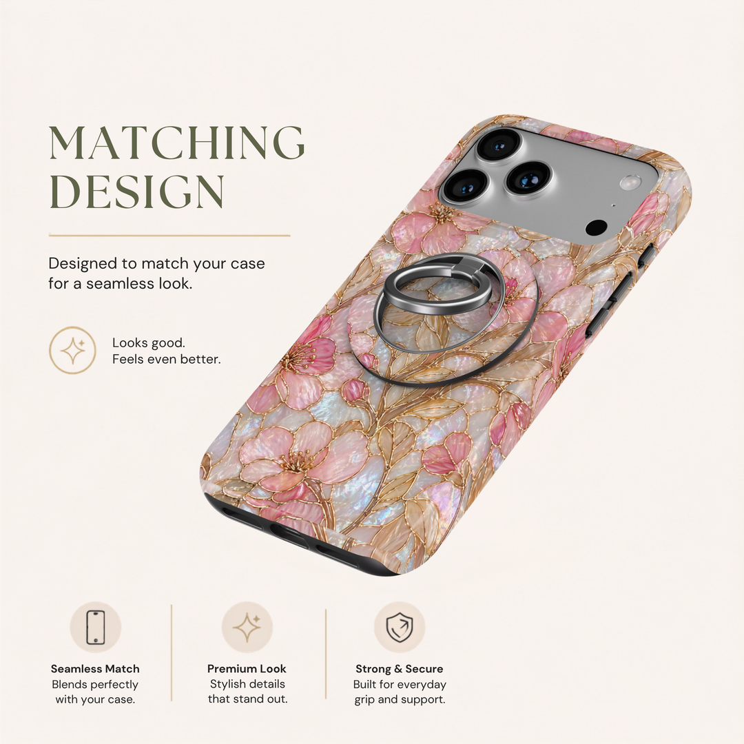 Blush Opal Garden MagSafe Ring Holder
