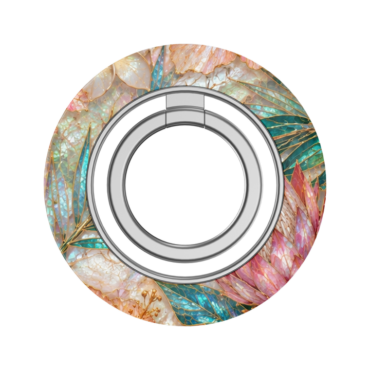 Tropical Opal Bloom MagSafe Ring Holder