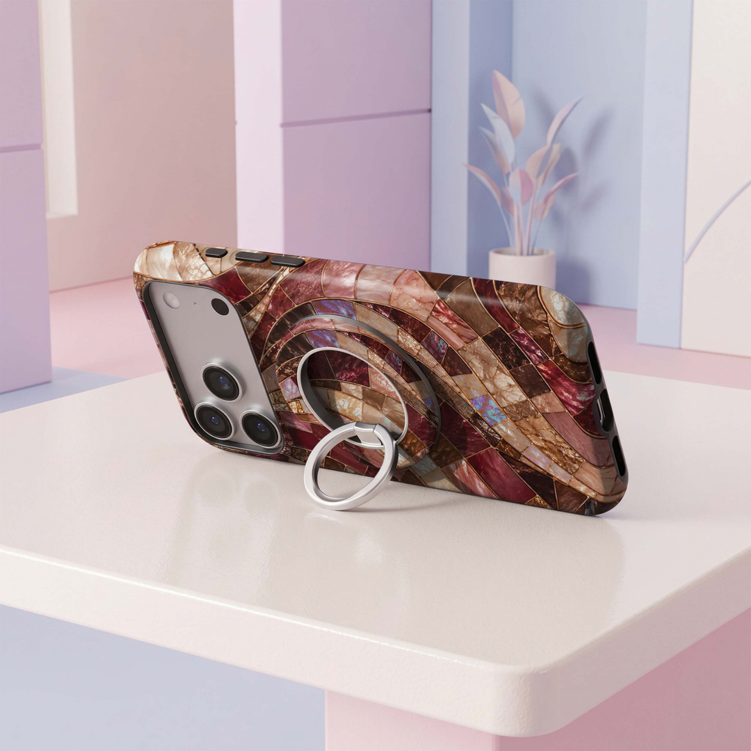 Merlot Mosaic — MagSafe Ring Holder