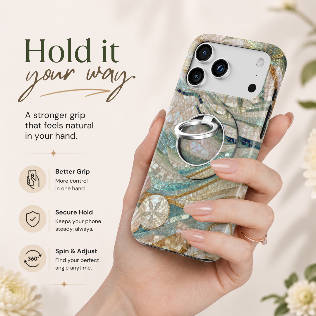 Coastal Mosaic MagSafe Ring Holder