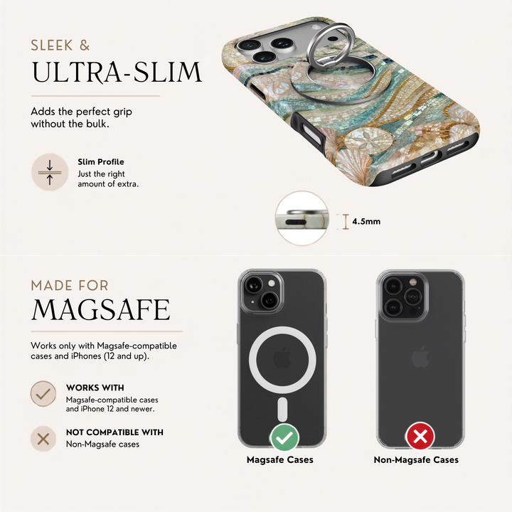 Coastal Mosaic MagSafe Ring Holder