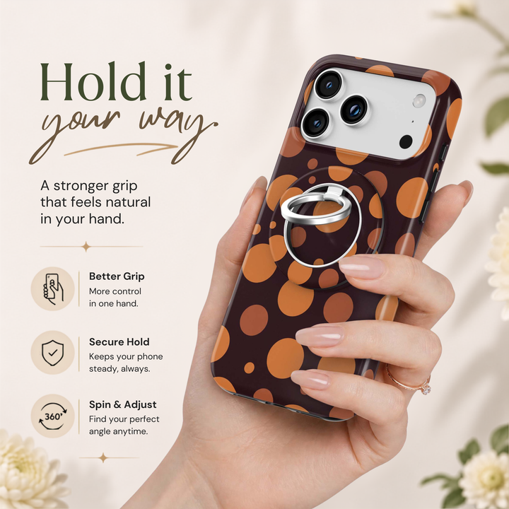 Soporte para anillo de teléfono Mariposa - Rosa