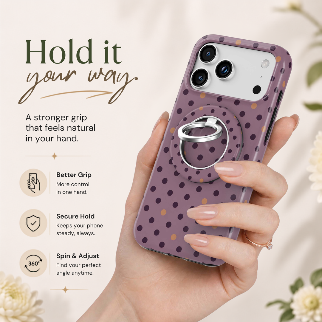 Mauve Confetti — MagSafe Ring Holder