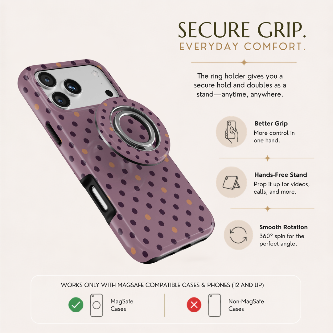Mauve Confetti — MagSafe Ring Holder