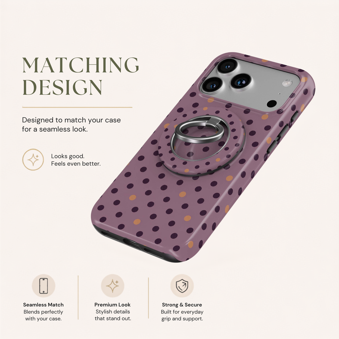 Mauve Confetti — MagSafe Ring Holder