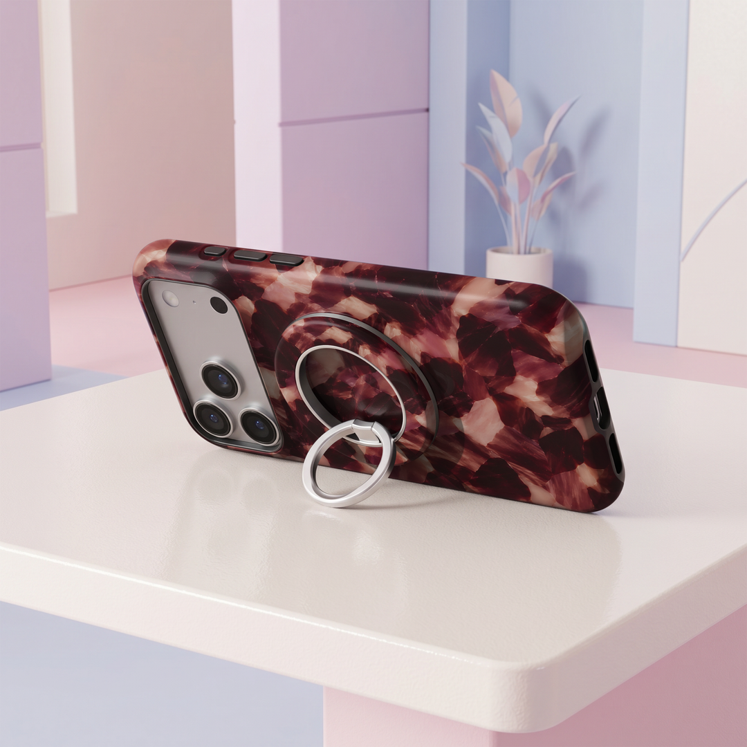 Soporte para anillo de teléfono Mariposa - Rosa