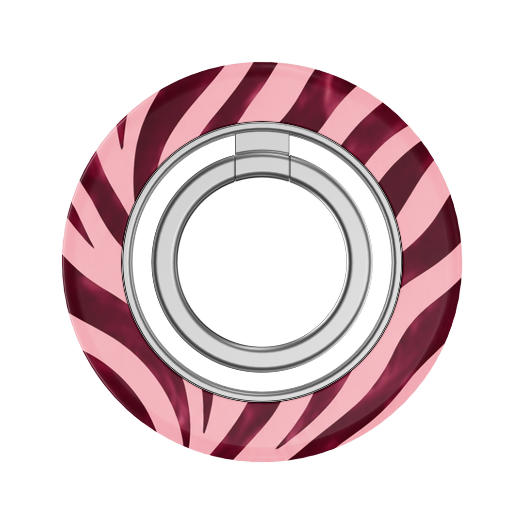 Berry Zebra MagSafe Ring Holder