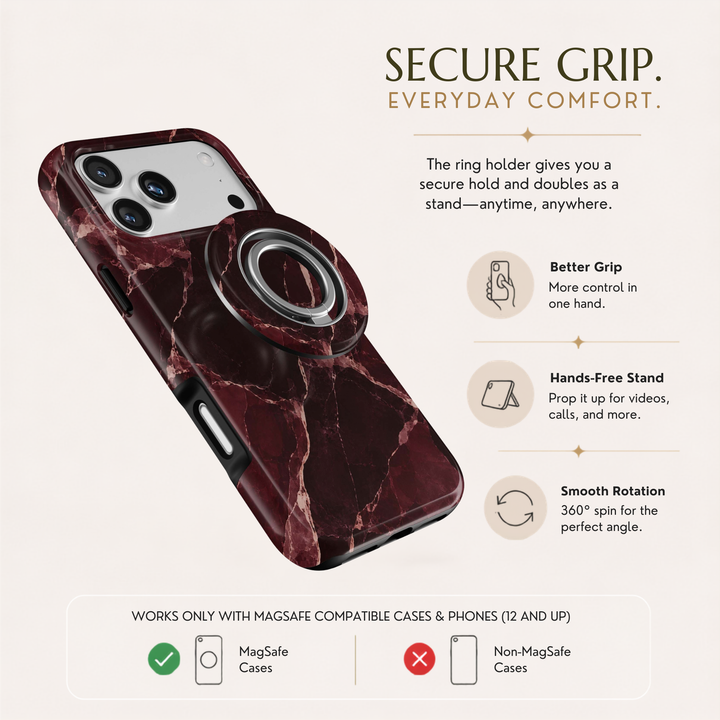 Cabernet Onyx — MagSafe Ring Holder