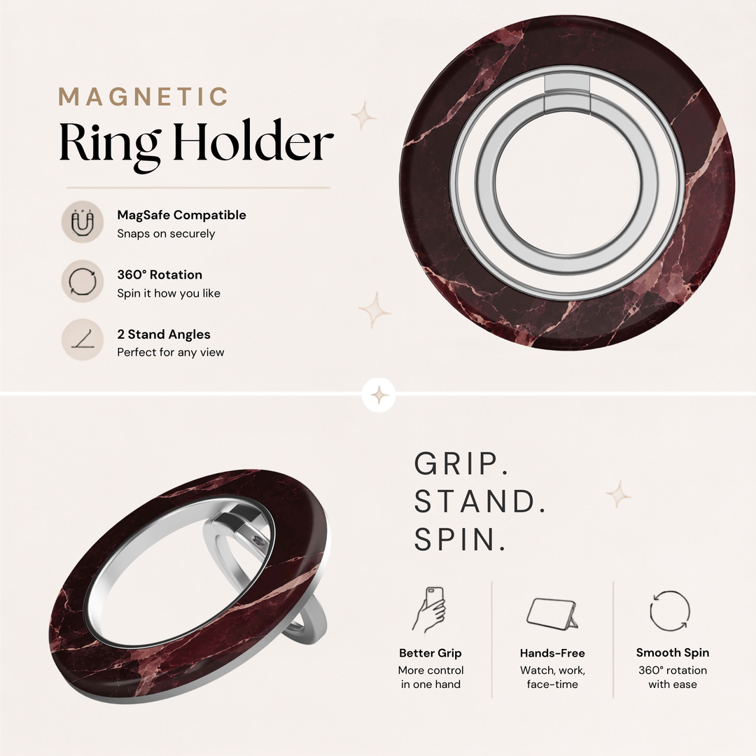 Cabernet Onyx — MagSafe Ring Holder