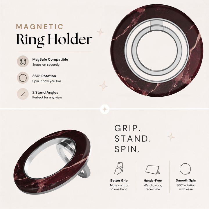 Cabernet Onyx — MagSafe Ring Holder