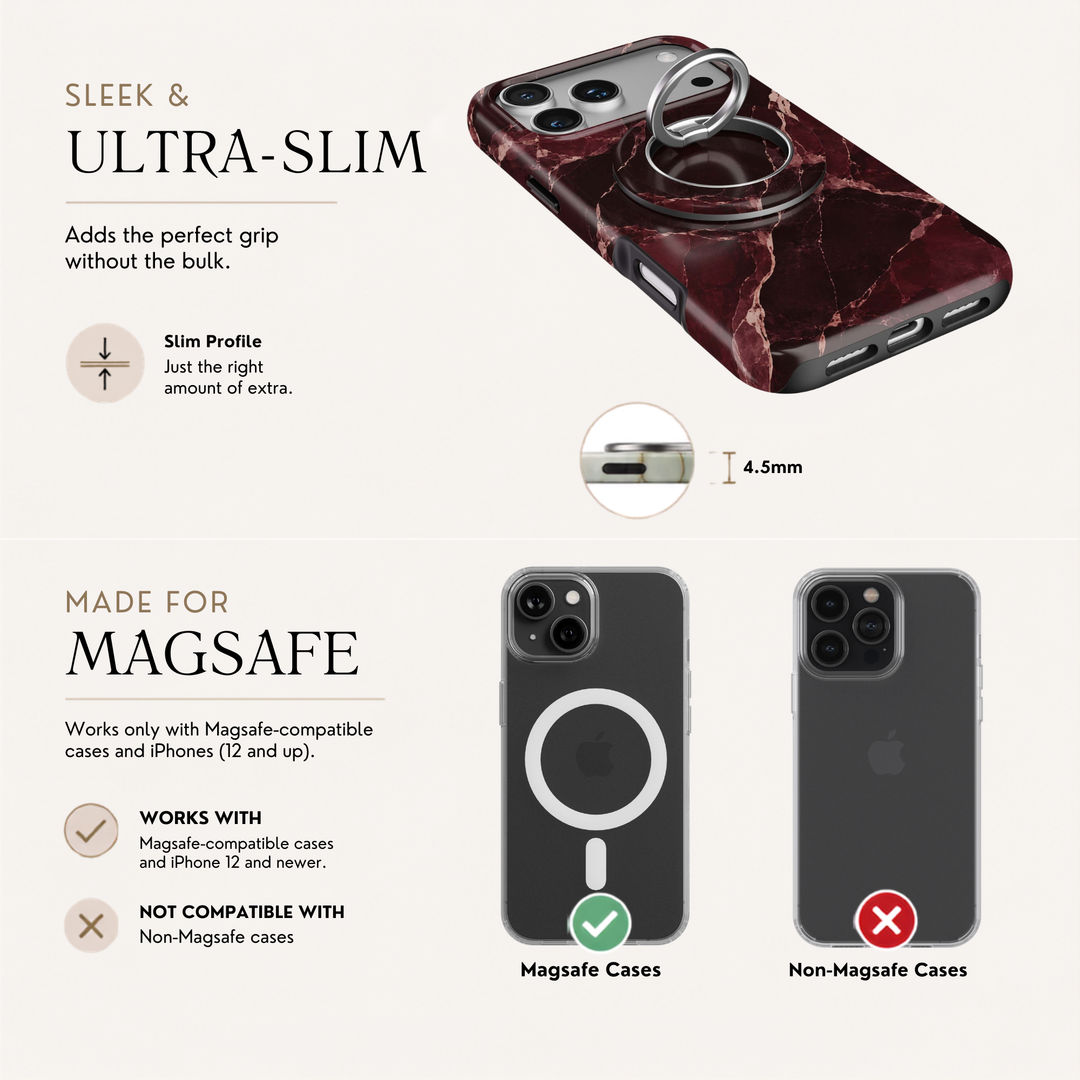 Cabernet Onyx — MagSafe Ring Holder