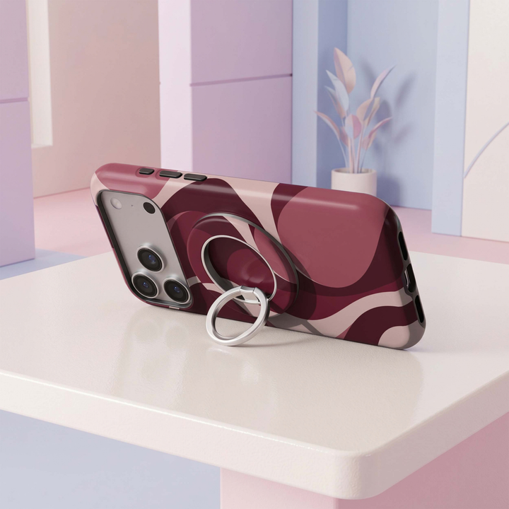 Soporte para anillo de teléfono Mariposa - Rosa