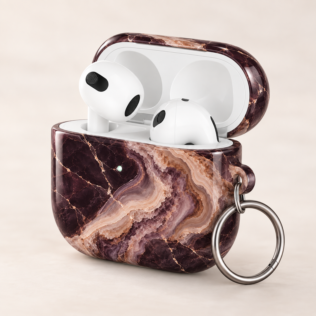 Espresso Veil — AirPods Case