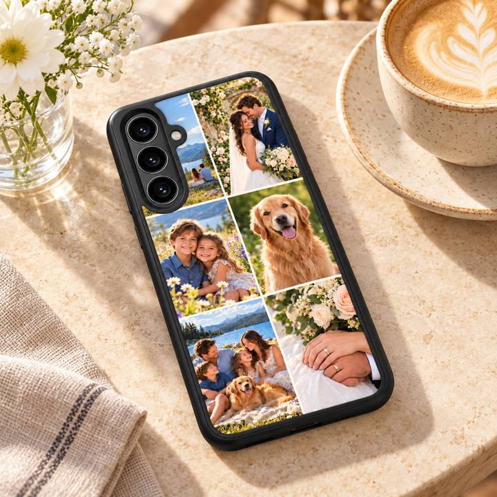 Collage Photo Case - Galaxy Samsung Galaxy custom photo collage case — personalization example