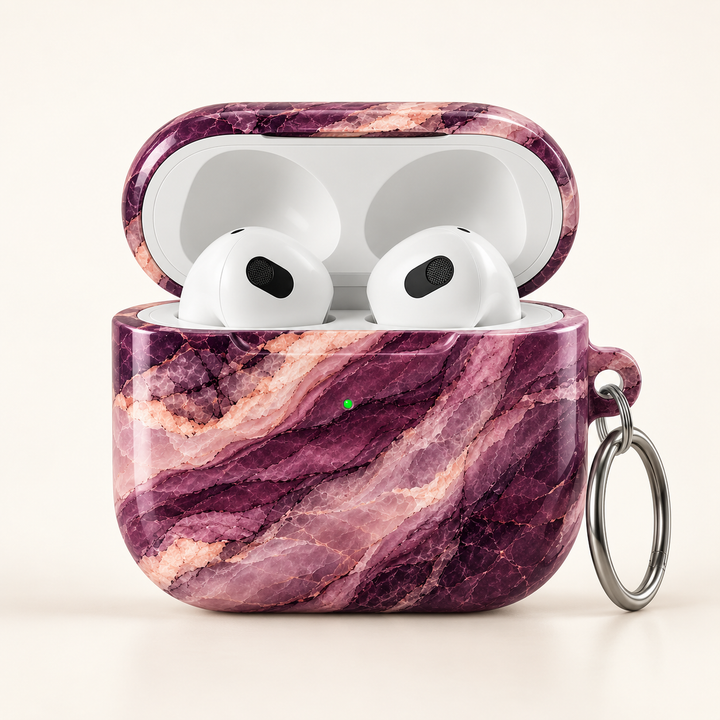 Plum Veil — AirPods Case