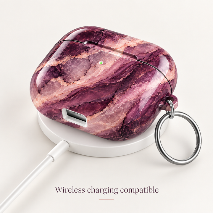Plum Veil — AirPods Case