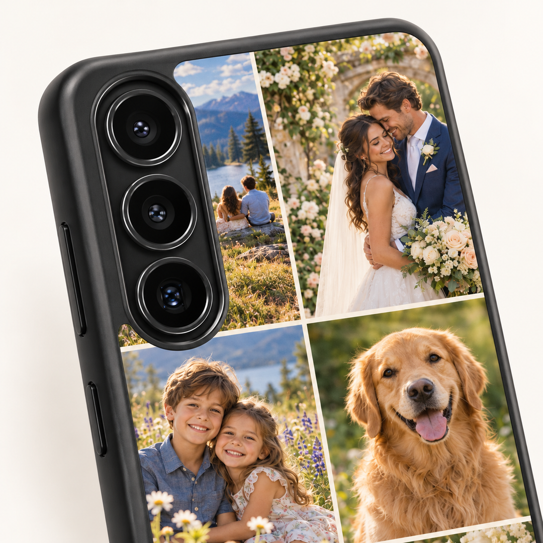 Collage Photo Case - Galaxy Samsung Galaxy custom photo collage case — case profile