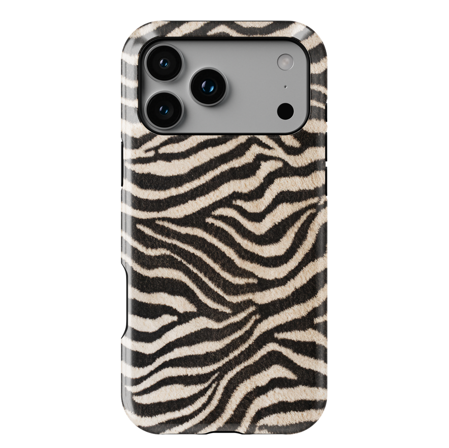Tiger stripe phone case with orange and black fur pattern, realistic animal print protective cover for iPhone and Samsung