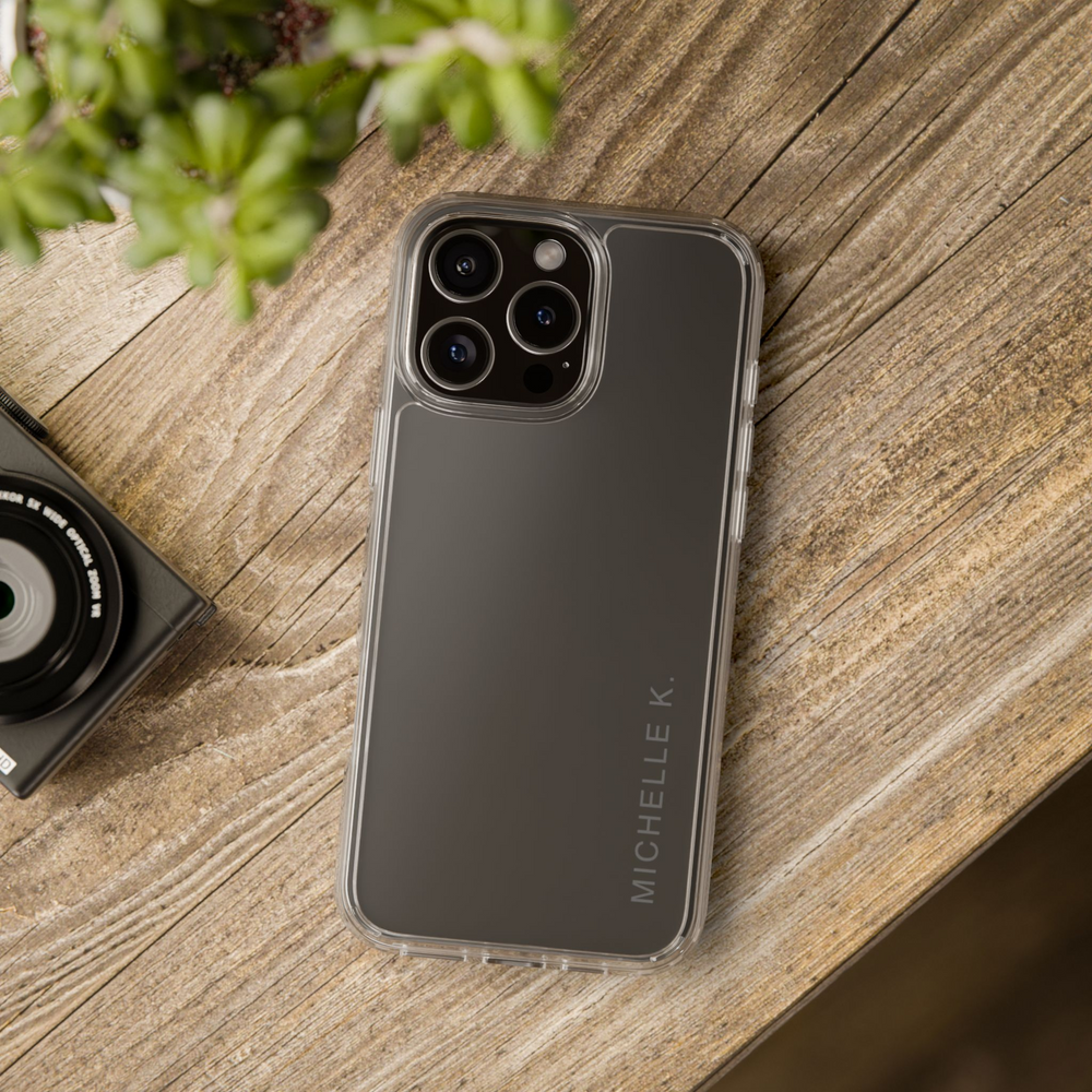 Clear phone case for iPhone 17, iPhone 17 Pro, and iPhone 17 Air – slim protective cover with crystal clear back, soft TPU bumper, raised edges, and responsive buttons, showcasing the device’s original color.