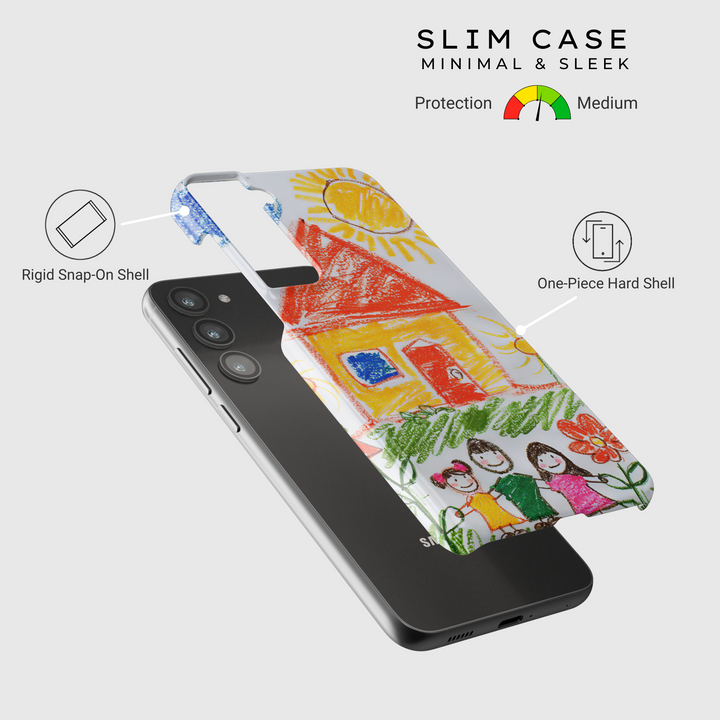 Samsung Galaxy Case Clear - Corazones de amor
