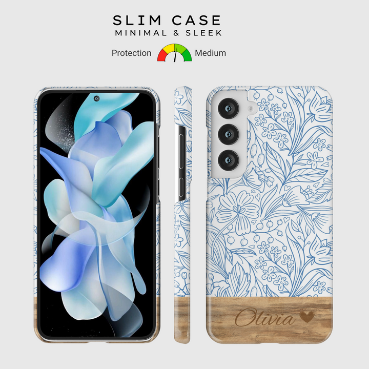 Samsung Galaxy Case Clear - Corazones de amor