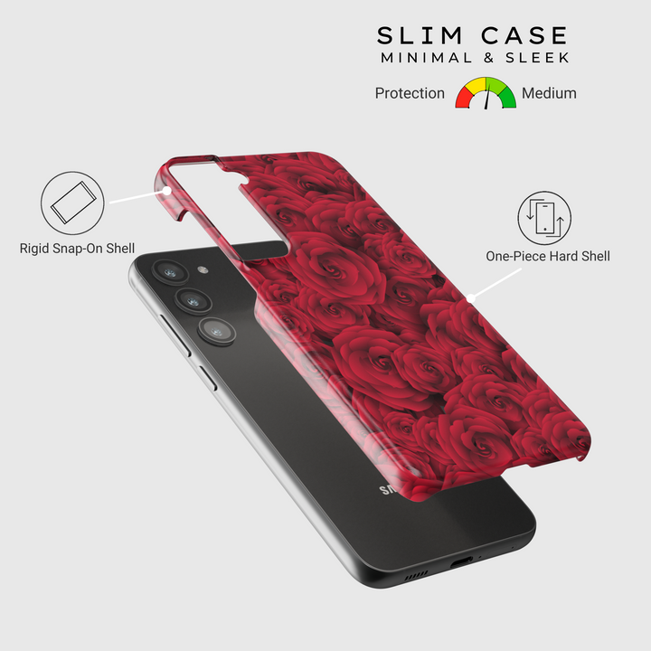 Samsung Galaxy Case Clear - Corazones de amor
