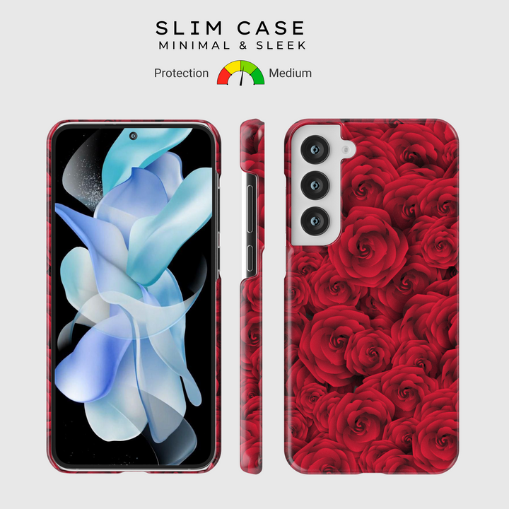 Samsung Galaxy Case Clear - Corazones de amor