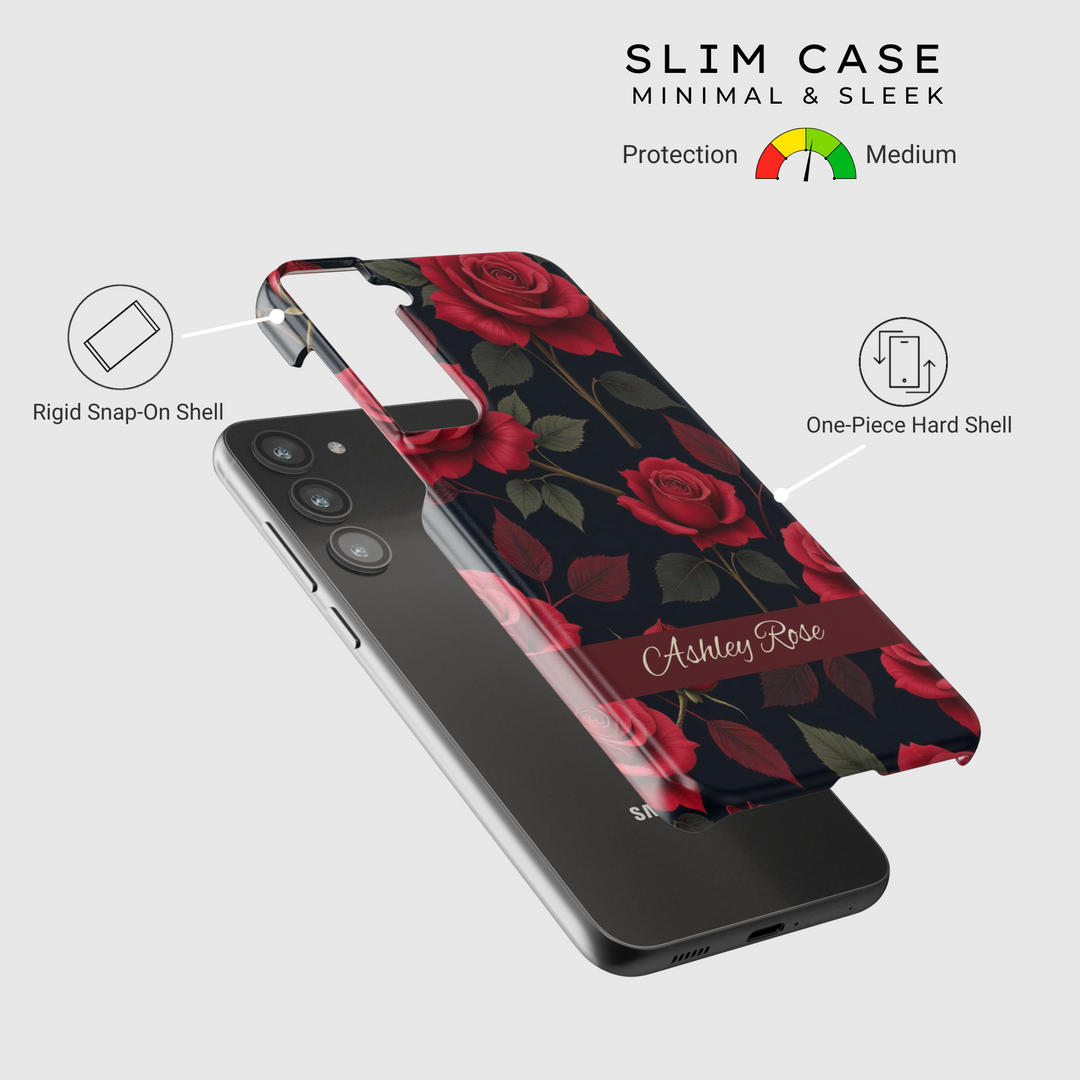Samsung Galaxy Case Clear - Corazones de amor