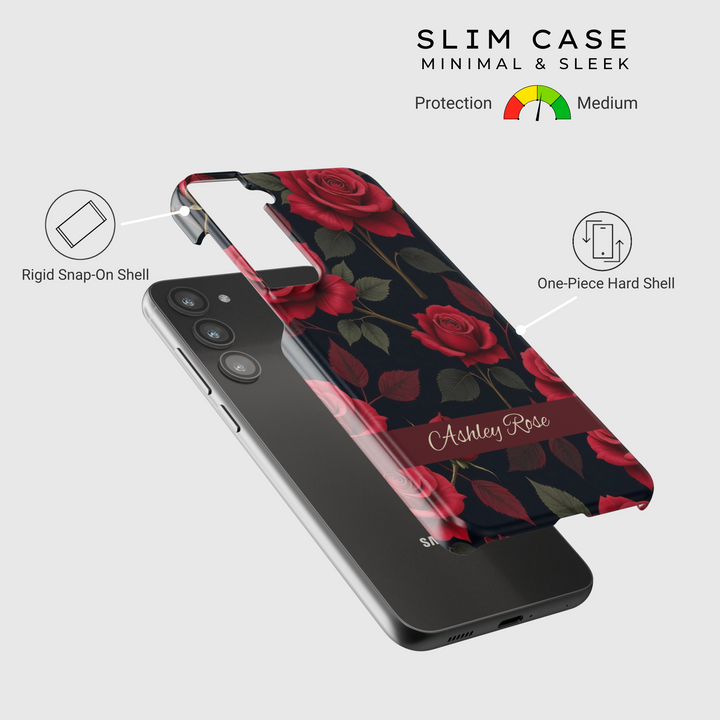 Samsung Galaxy Case Clear - Corazones de amor