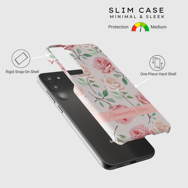 Samsung Galaxy Case Clear - Corazones de amor