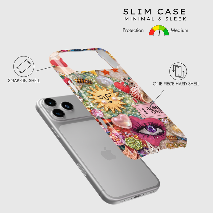 Funda iPhone Clear Glitter - Stardust 