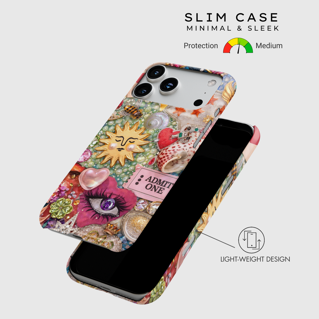 Funda iPhone Clear Glitter - Stardust 