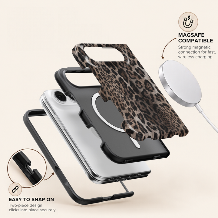 Smoky Leopard – iPhone Duo Case