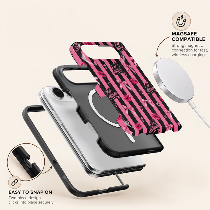 Pink Attitude – iPhone Duo Case