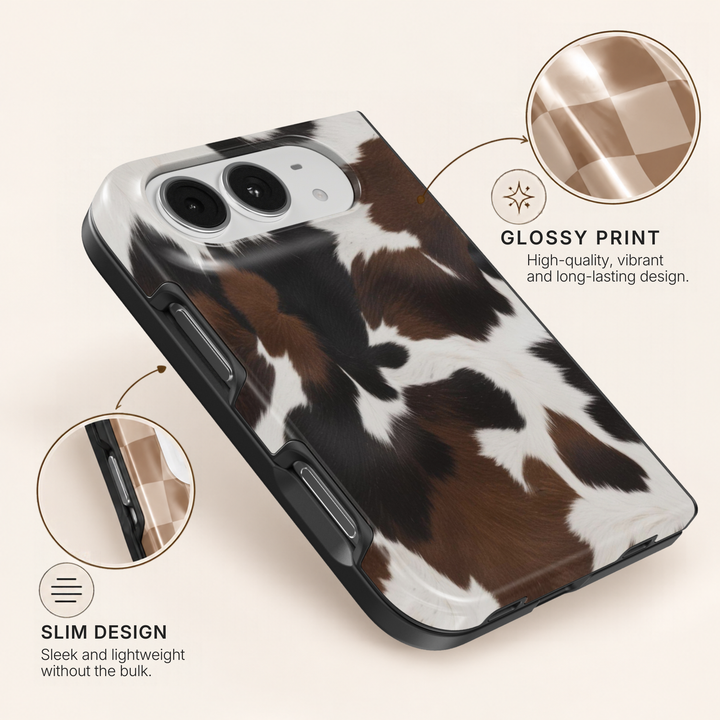 Western Cowhide – iPhone Duo Case