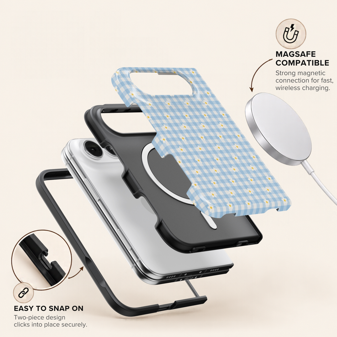 Daisy Gingham – iPhone Duo Case
