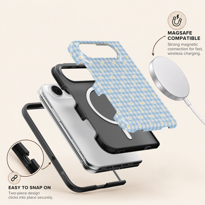 Daisy Gingham – iPhone Duo Case