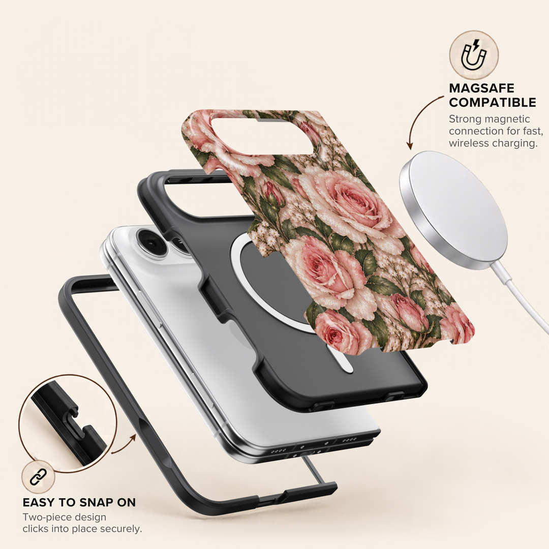 Blushing Rose – iPhone Duo Case