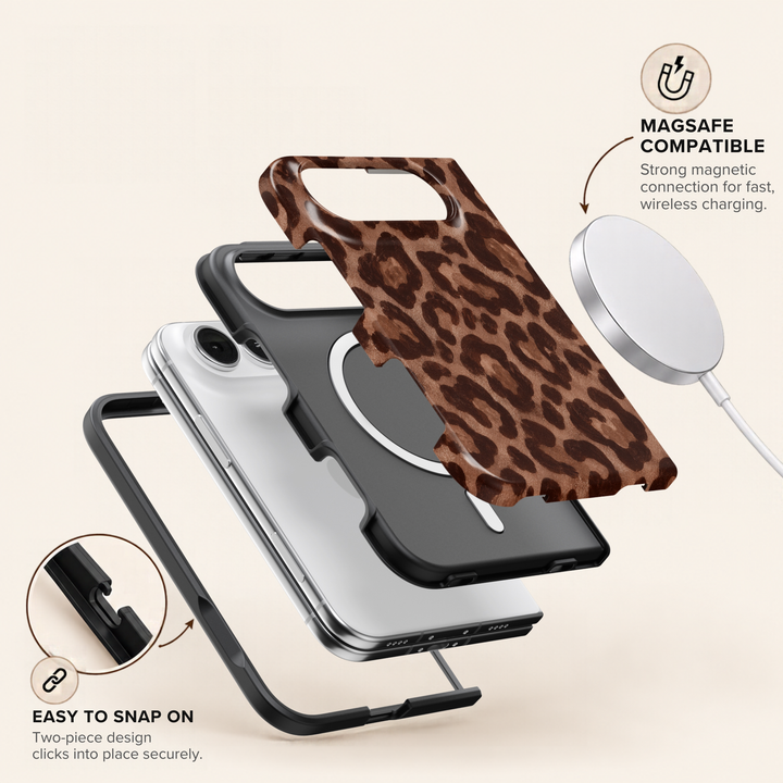 Mocha Leopard – iPhone Duo Case