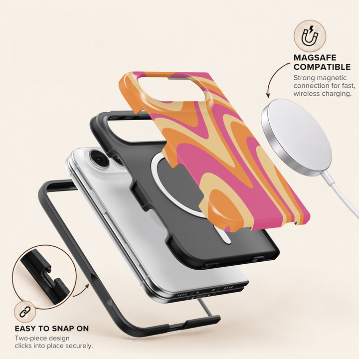 Sunset Swirl – iPhone Duo Case