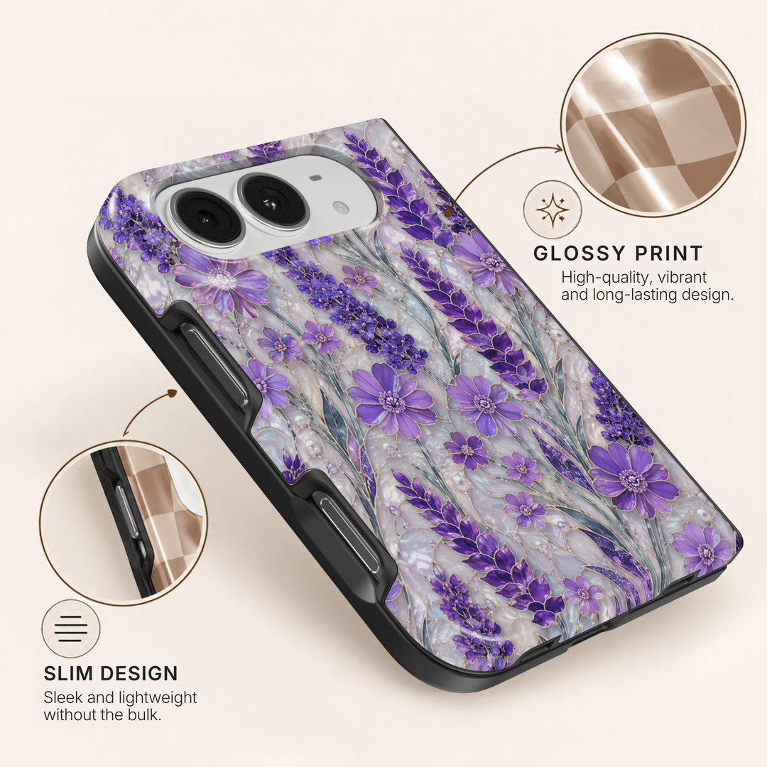 Lavender Whispers – iPhone Duo Case